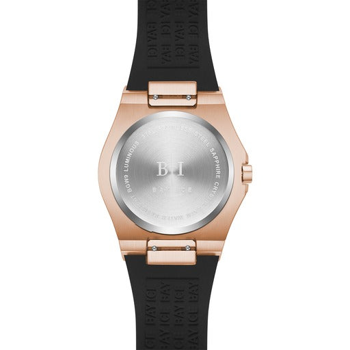 Bay Ice Skylight VVS Bezel Bussdown Watch - Rose Gold