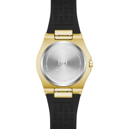 Bay Ice Skylight VVS Bezel Bussdown Watch - Yellow Gold