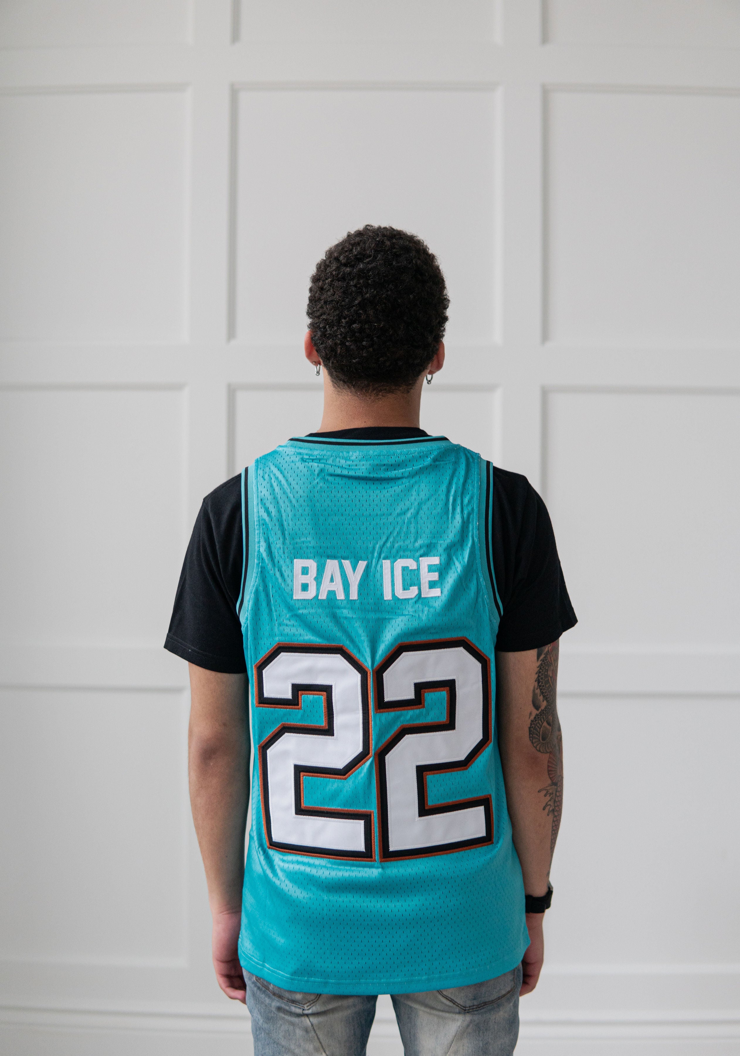 Bay Ice Basketball Jersey - Turquoise Blue