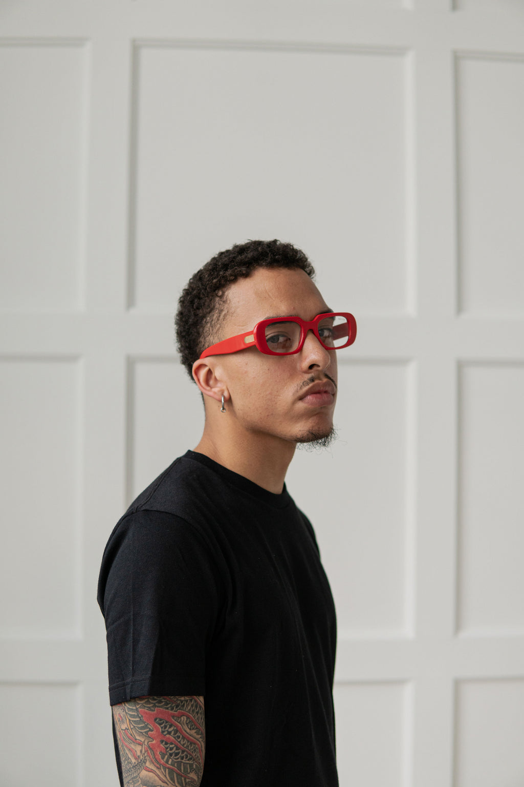 REBEL Glasses - Red/Clear Lens