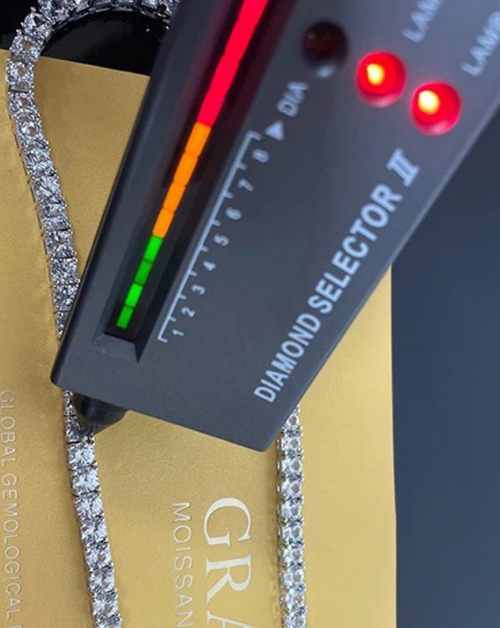 3mm VVS Moissanite 925 Silver Tennis Necklace