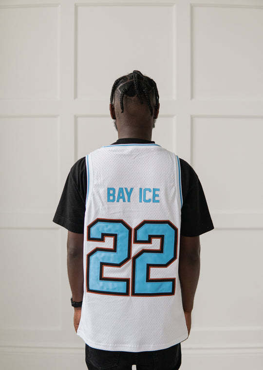 Trendy Bay Ice White Basketball Jersey