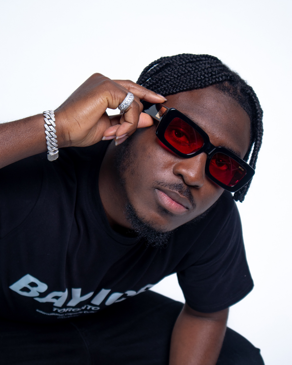 St. Clair Glasses - Red Lens