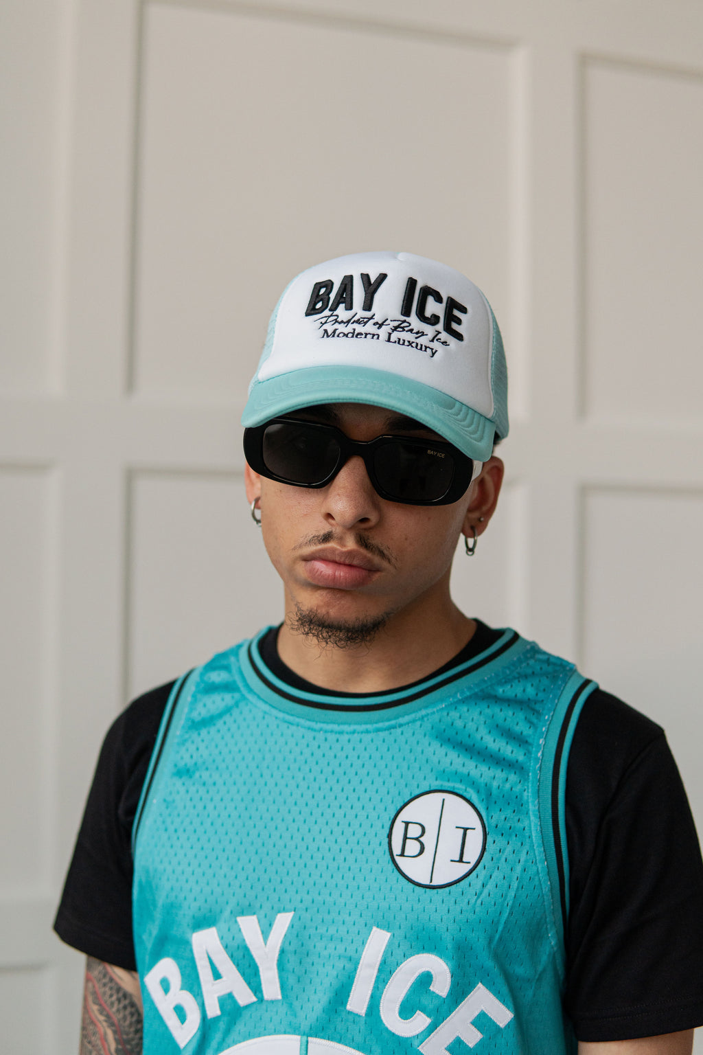 Bay Ice Basketball Jersey - Turquoise Blue