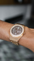 Diamond Bezel - 36mm ELITE2 Watch in Rose Gold