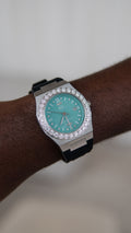 Elite2 Diamond Bezel Turquoise Blue Dial Watch