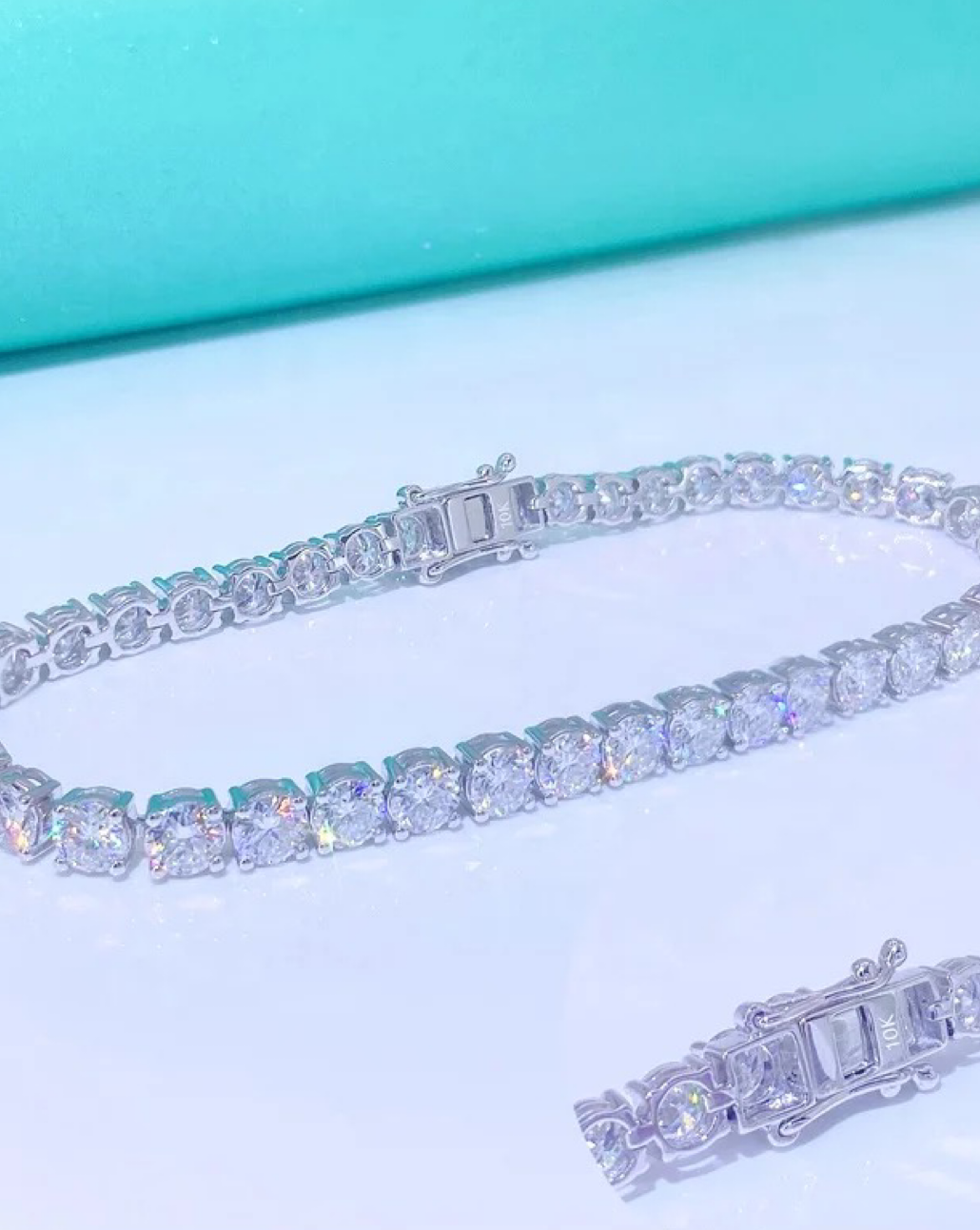 3mm VVS Moissanite 925 Silver Tennis Bracelet