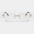 Bay Ice Rimless Frames - Clear Lens