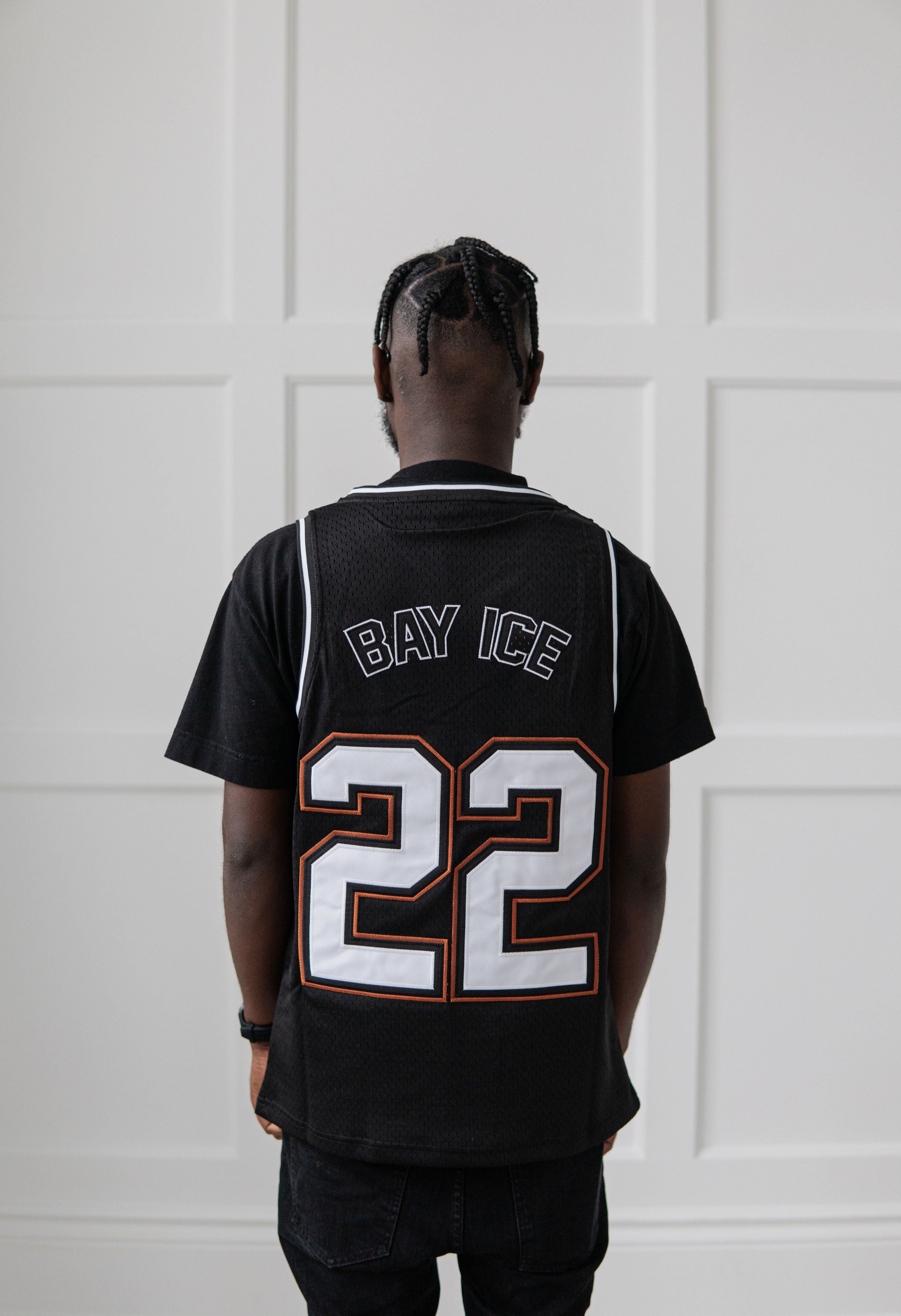 Bay Ice Basketball Jersey - Black