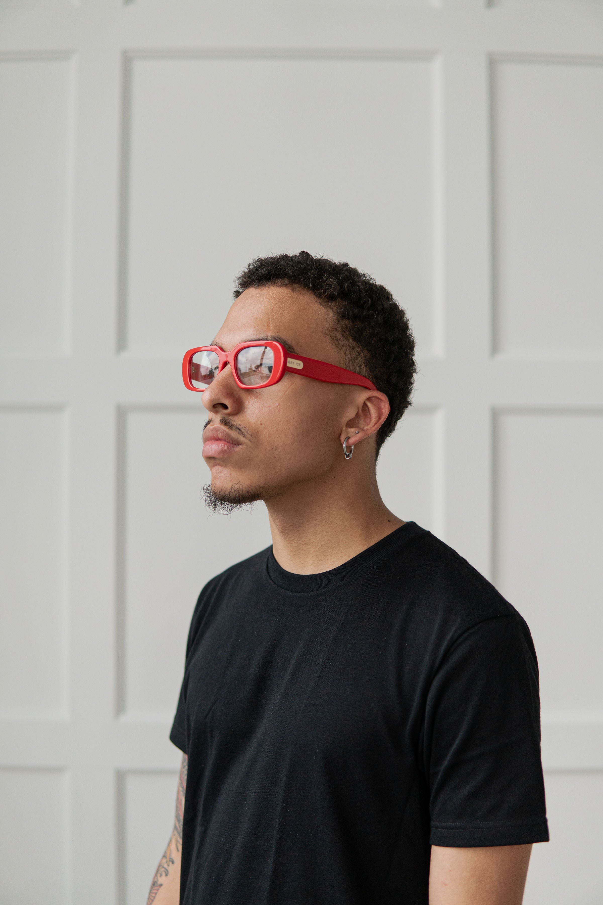 REBEL Glasses - Red/Clear Lens